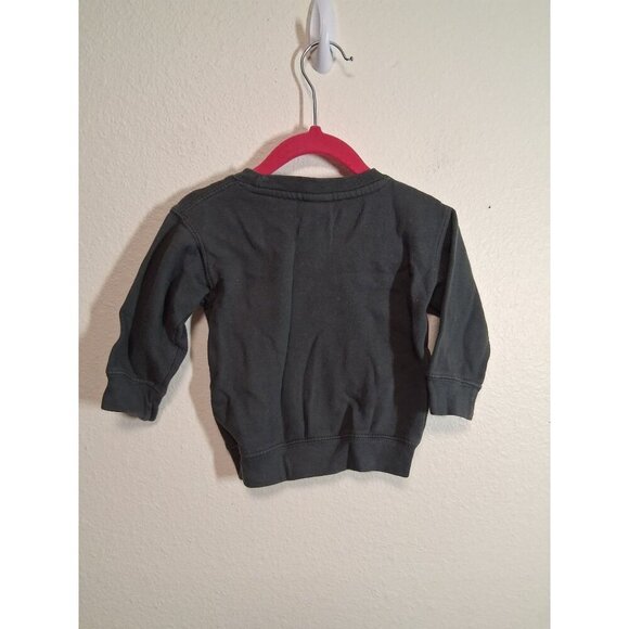 Kiddy Kats Sweatshirt Solid Casual Winter Long Sleeve Gray Unisex Size 12 Months - Picture 2 of 4